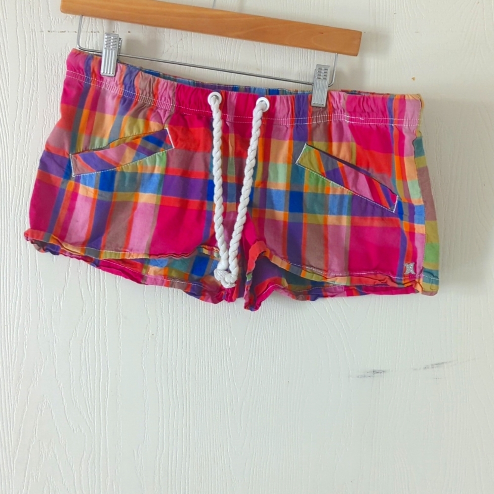 Juniors Hurley Board Shorts XL Pink Purple